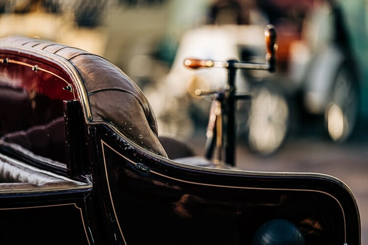Leather Interior - London to Brighton Veteran Car Run