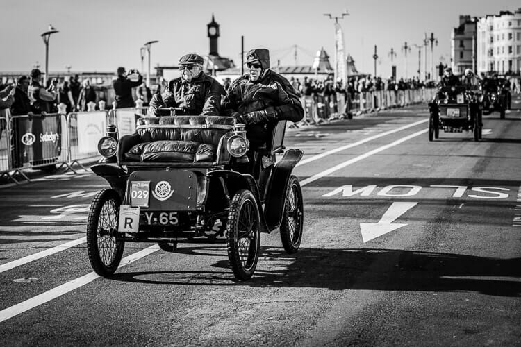 Madeira Drive Finish Line - London to Brighton Veteran Car Run