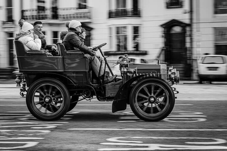 More Motion and Background Blur - London to Brighton Veteran Car