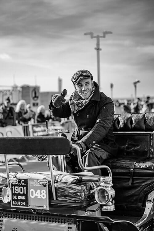 Thumbs Up - London to Brighton Veteran Car Run