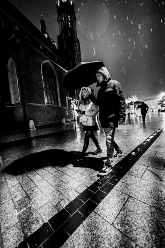 Stroll in the Rain Stroll in the Rain - Kraków Street Photography