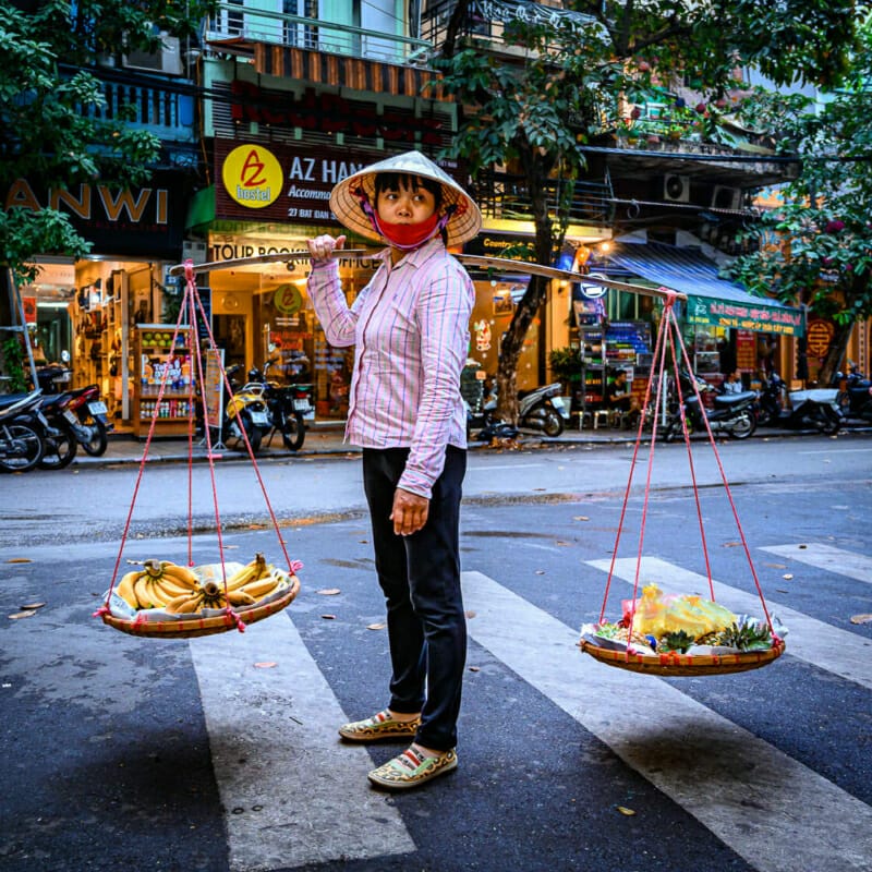 Quang Ganh Fruit Seller Quang Ganh Fruit Seller - Hanoi - Vietnam - Street Photography Documentary