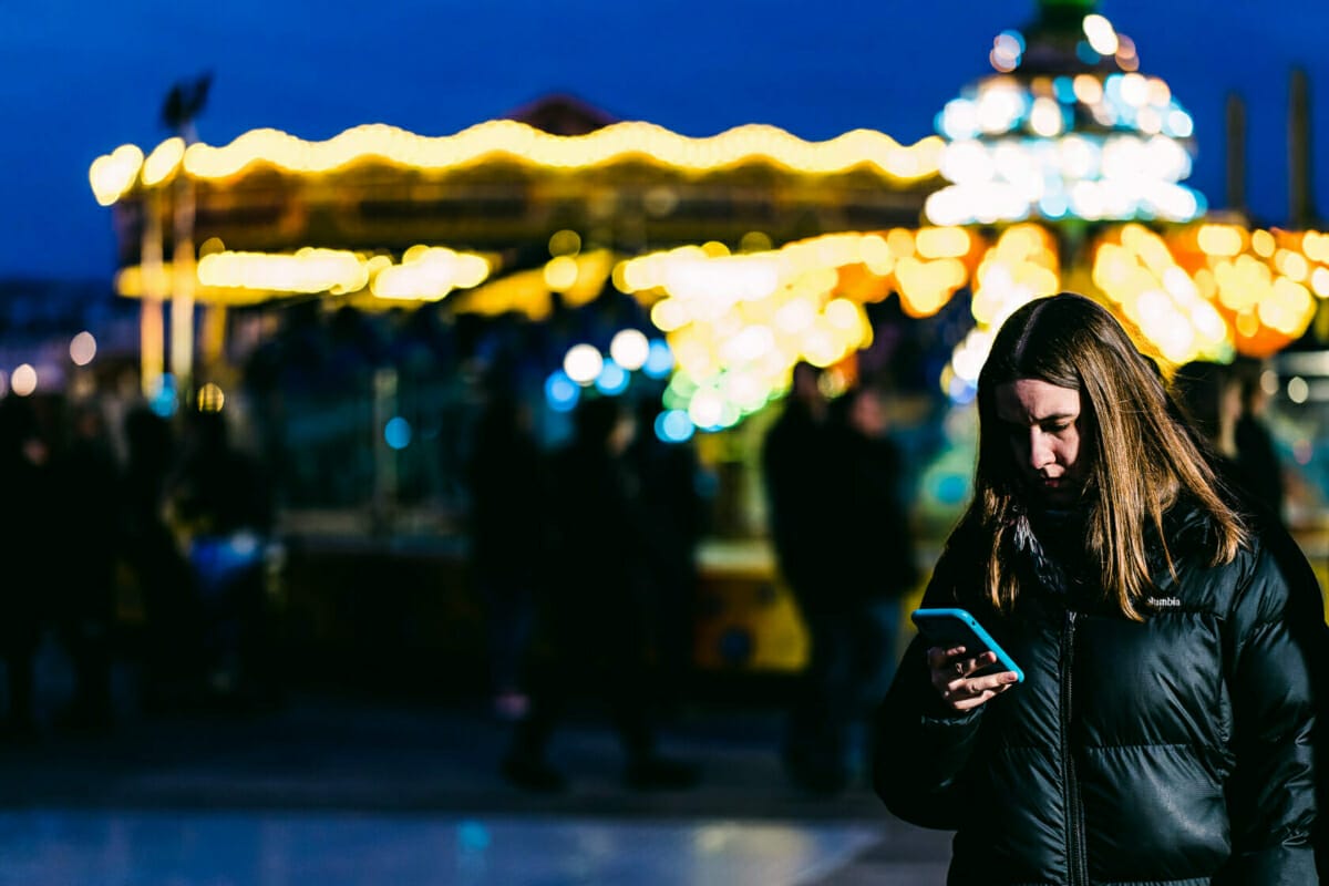 Phone Home Phone Home - Winter 2022-23 - Brighton Street Photography at Night