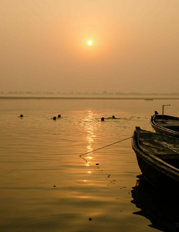 Ganges Sunrise Swim Ganges Sunrise Swim - Varanasi - India - Street Photography Documentary