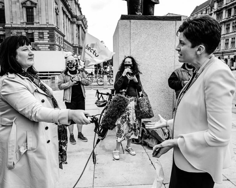 Alison Thewliss MP - Supporting the Excluded Alison Thewliss MP - Supporting the Excluded - Panto Parade London - Day of Action