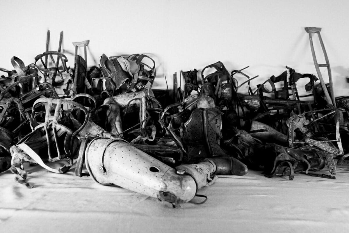 Stolen Mobility Aids Stolen Mobility Aids - Auschwitz and Birkenau Concentration Camps