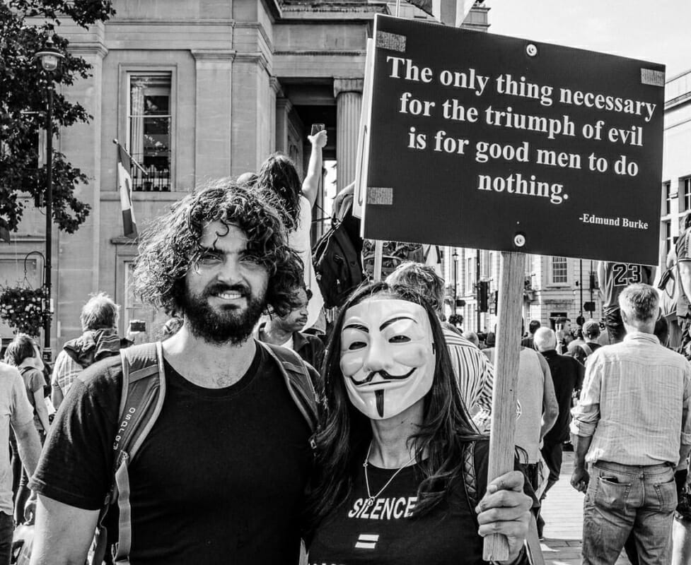 Triumph of Evil Triumph of Evil - Resist and Act For Freedom Rally London - Photo Documentary