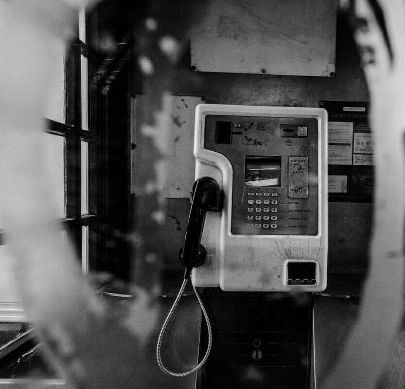 Neglected Phonebox Neglected Phonebox - London Street Photography