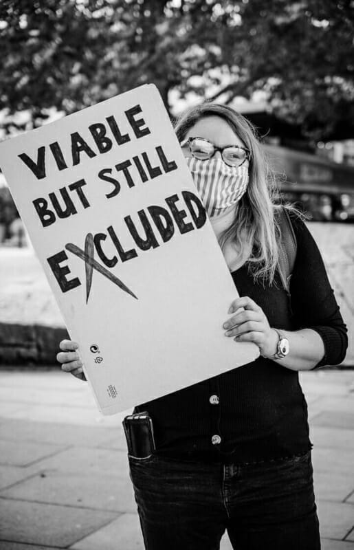 Viable but still Excluded Viable but still Excluded - Panto Parade London - Day of Action