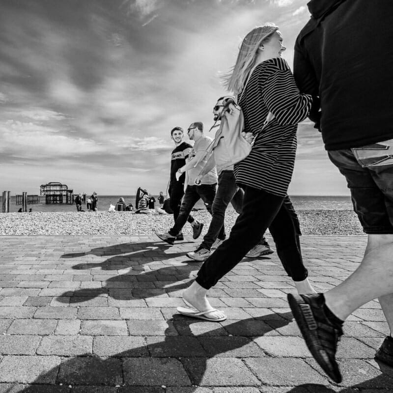 Keep in Step Please! Keep in Step Please! - Brighton Street Photography - Beach and Seafront 2020