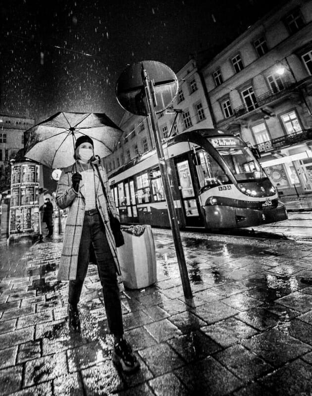 Tram Stop Tram Stop - Kraków Street Photography