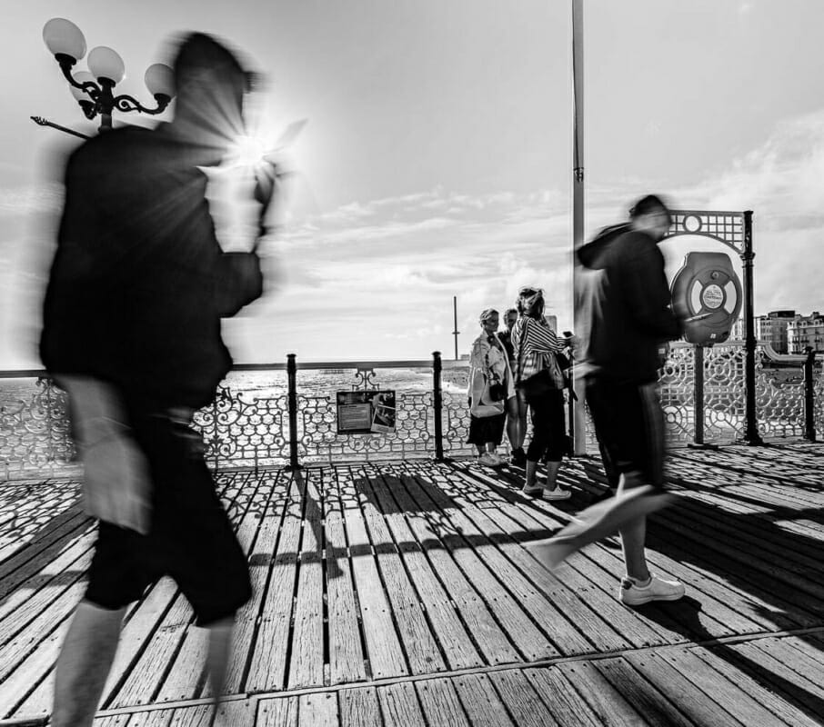 Into the Sun Into the Sun - Brighton Street Photography - Beach and Seafront 2020