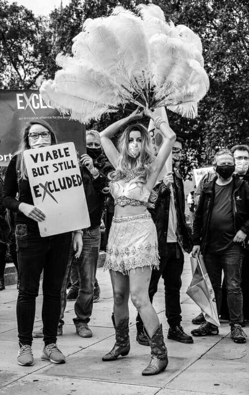 Day of Action ExcludedUK - Panto Parade London - Day of Action