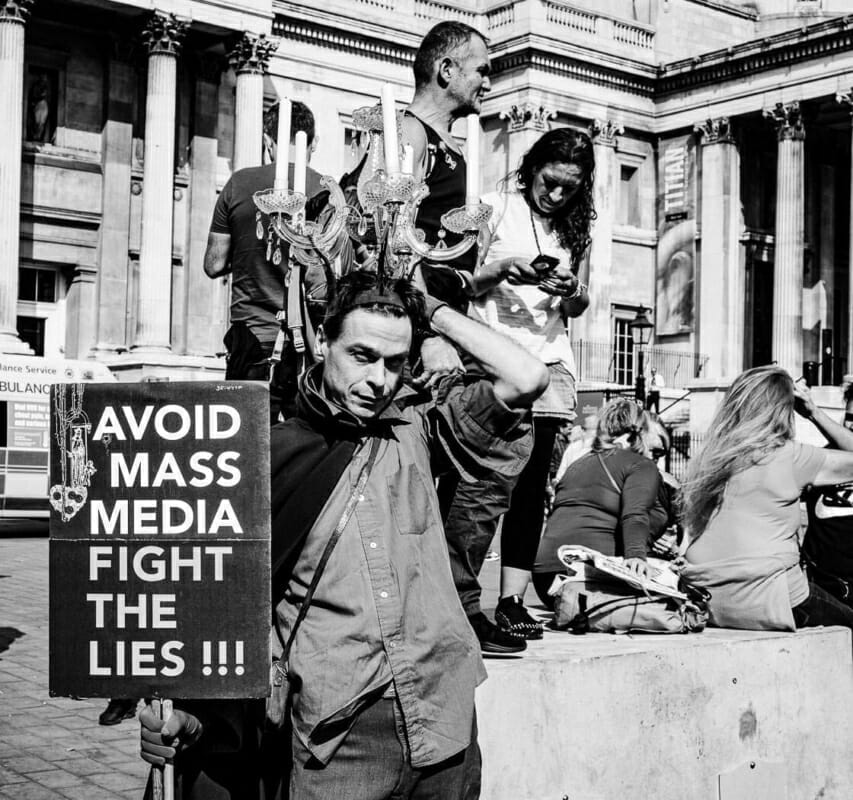 Mass Media Lies Mass Media Lies - Resist and Act For Freedom Rally London - Photo Documentary