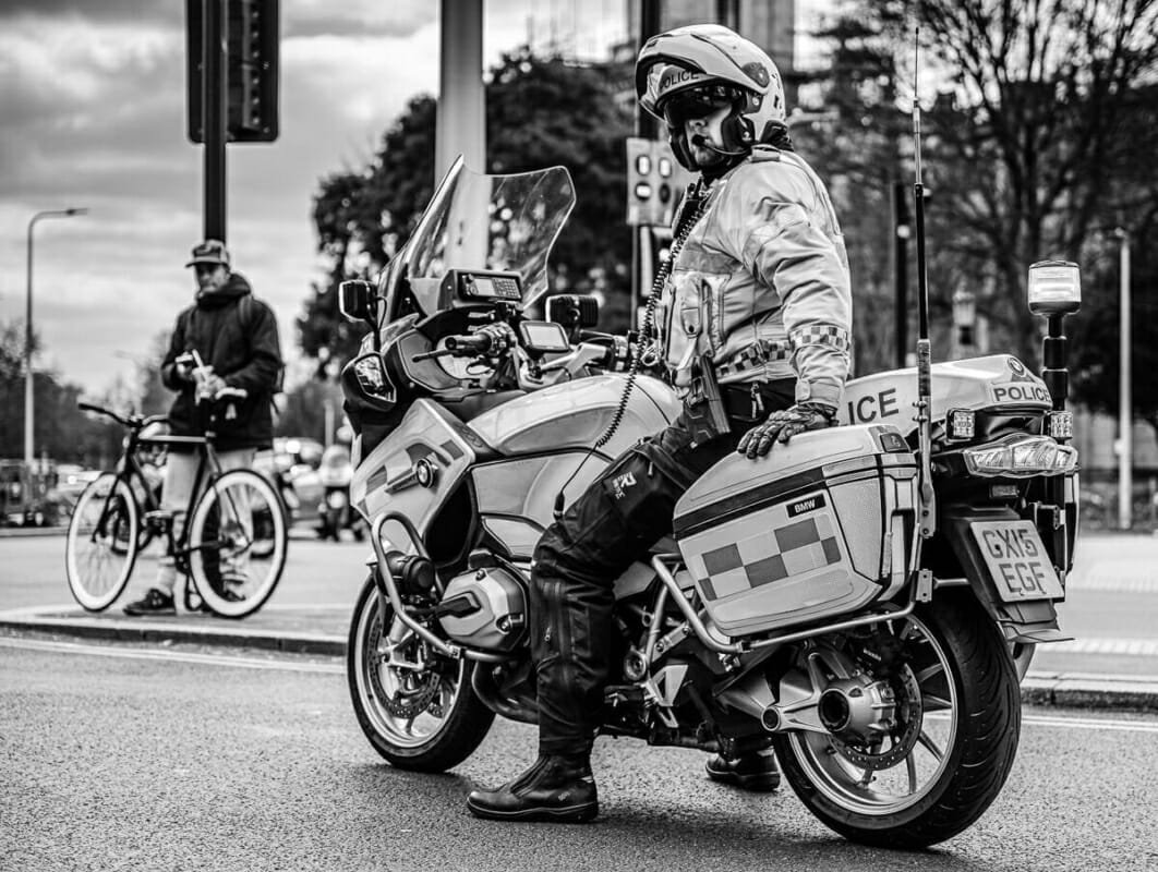 Police Motorcyclist Police Motorcyclist - Kill the Bill Brighton