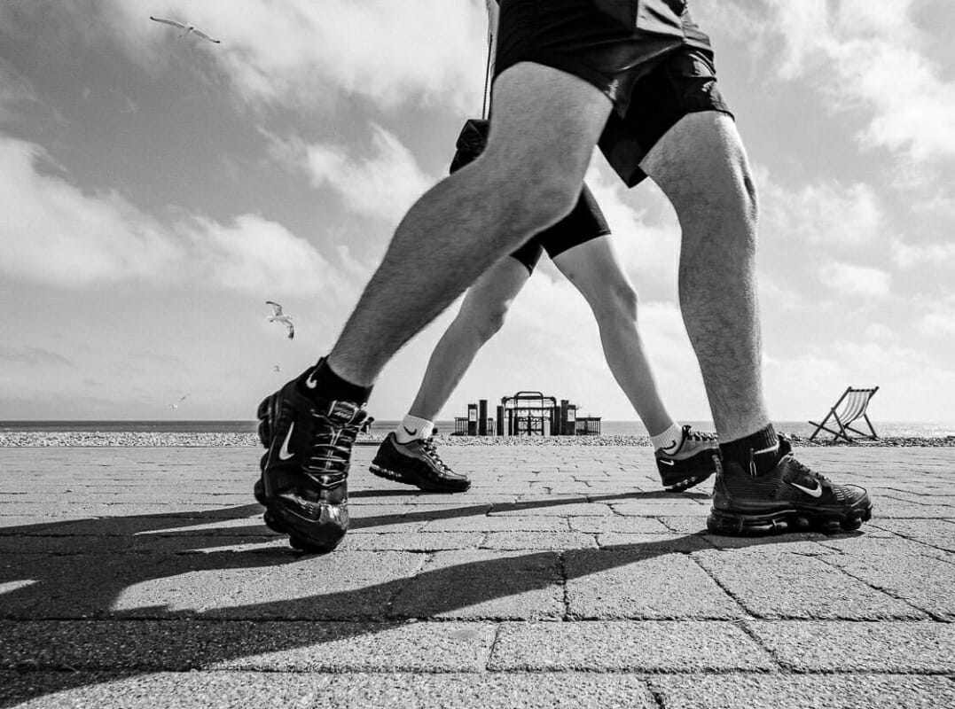 Power Walking Power Walking - Brighton Street Photography - Beach and Seafront 2020