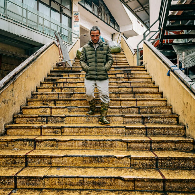 Stepping Down Stepping Down - Hanoi - Vietnam - Street Photography Documentary
