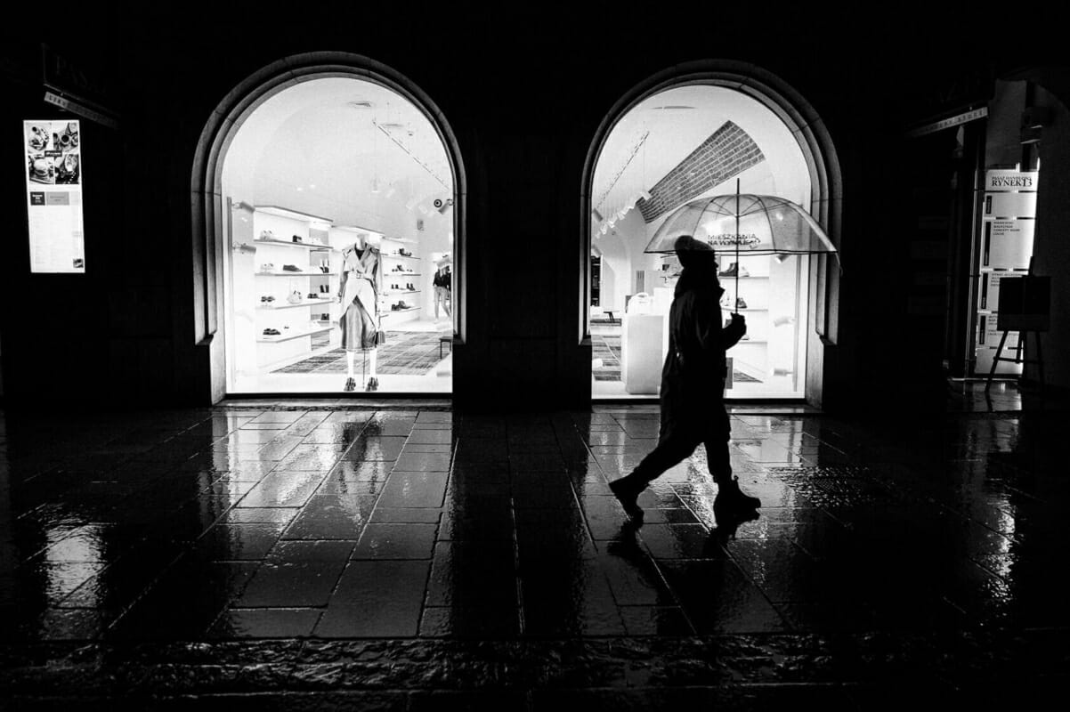 Passing a Shop Passing a Shop - Kraków Street Photography