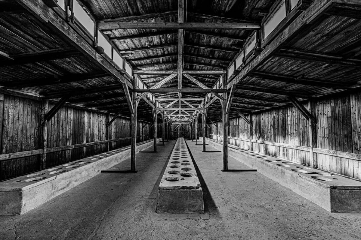 Latrines Latrines - Auschwitz and Birkenau Concentration Camps