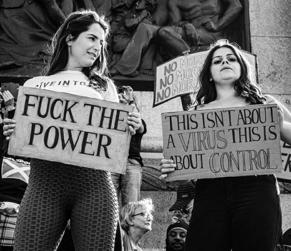 It's About Control It's About Control - Resist and Act For Freedom Rally London - Photo Documentary