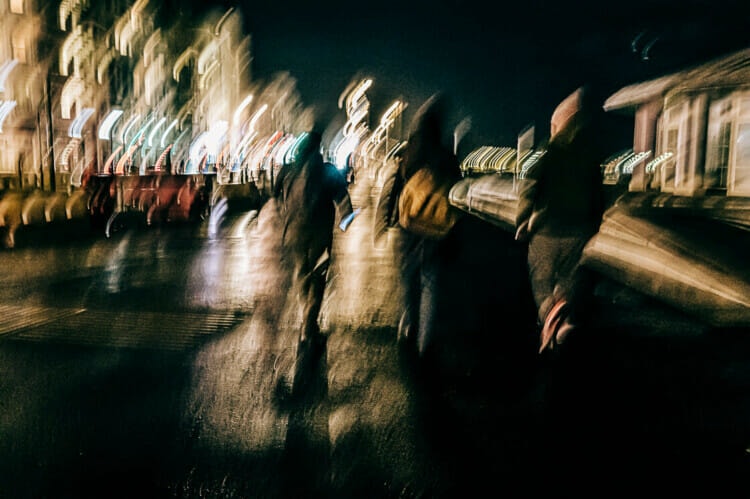 Hooded Figures - Brighton Street Photography - October 2020