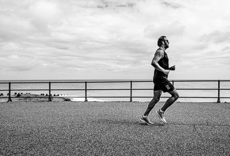Jogger - Eastbourne Street Photography - August 2020