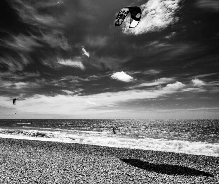Kite Surfers - Tide Mills Beach
