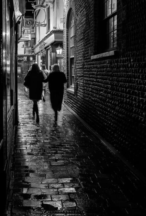 Lanes at Night - Brighton Street Photography - October 2020