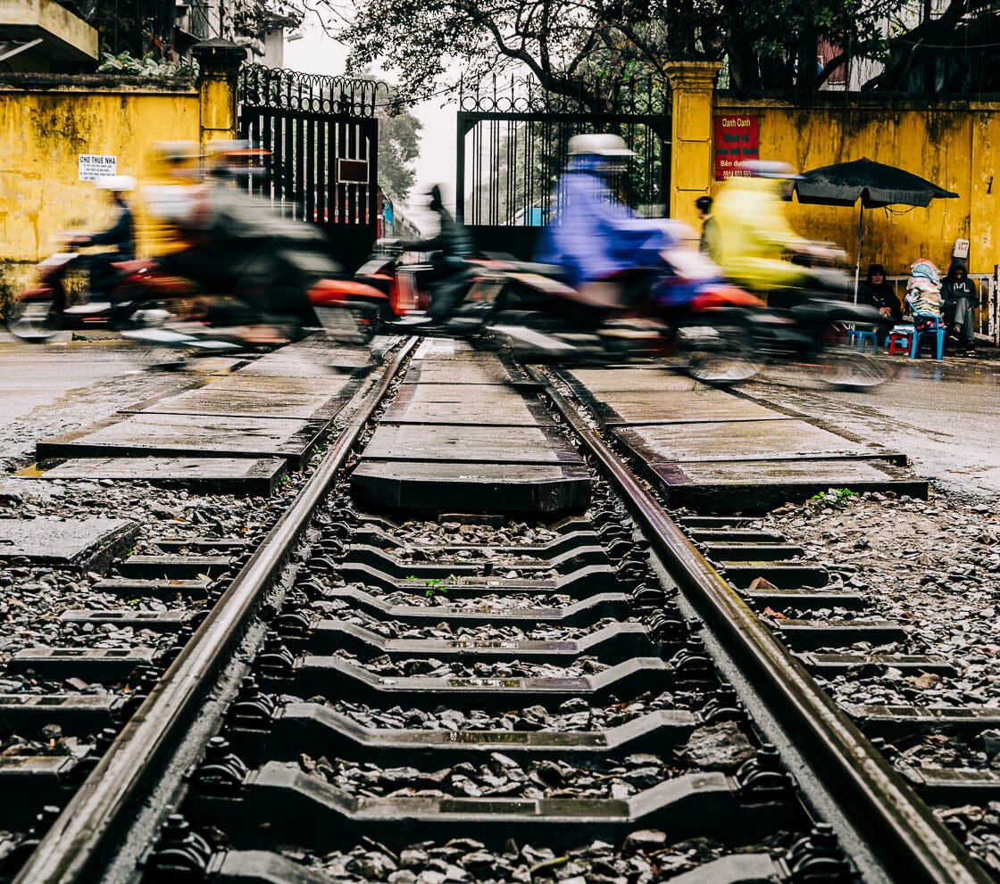 Motion Blur Street Photography - Long Exposure - f8.0 - 1/20th second - ISO 220 - Handheld