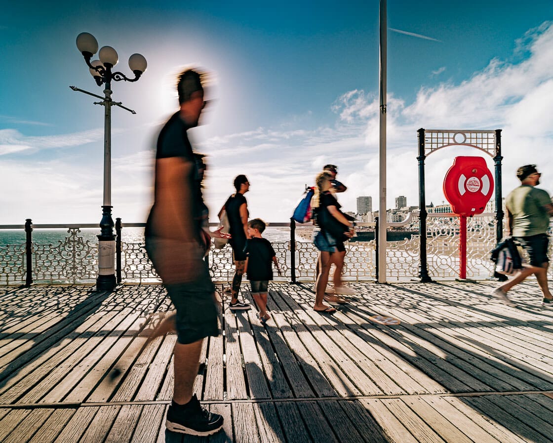 Motion Blur Street Photography - f8.0 - 1/20th Second - ISO 100 - Long Exposure with Variable Neutral Density Filter in Daylight