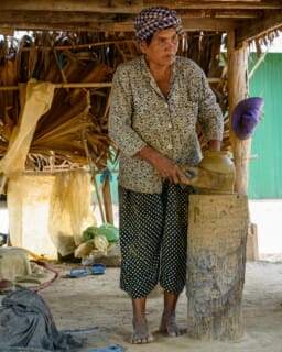 Potters Wheel - Andong Russey Pottery Village Family - Rural Cambodia - Street Photography Documentary