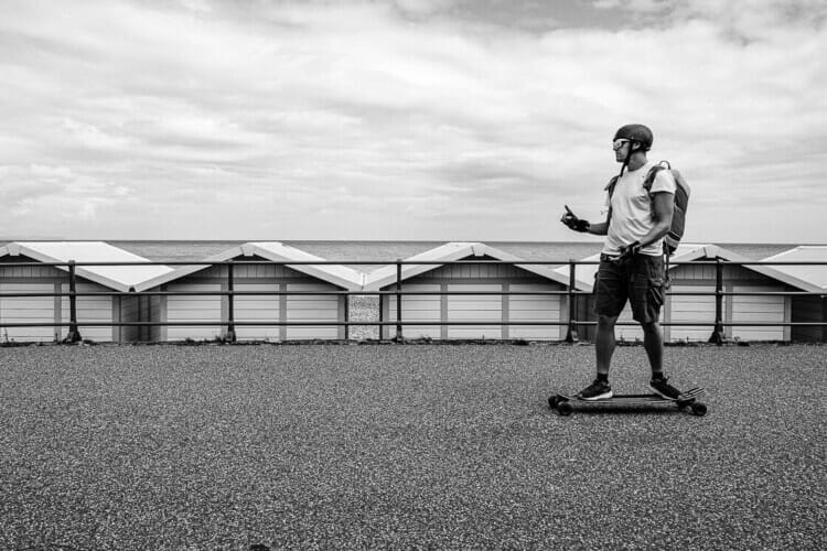 Skateboarder - Eastbourne Street Photography - August 2020