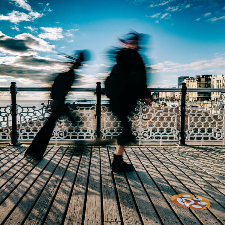 Stroll on the Pier - Brighton Street Photography - October 2020